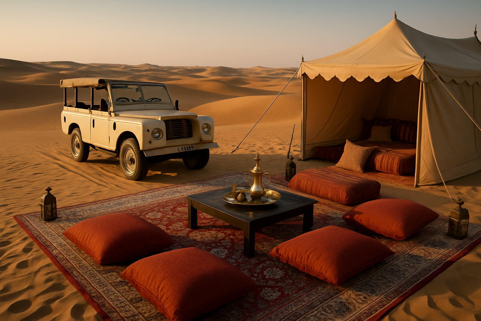 Luxury desert safari experience in Dubai